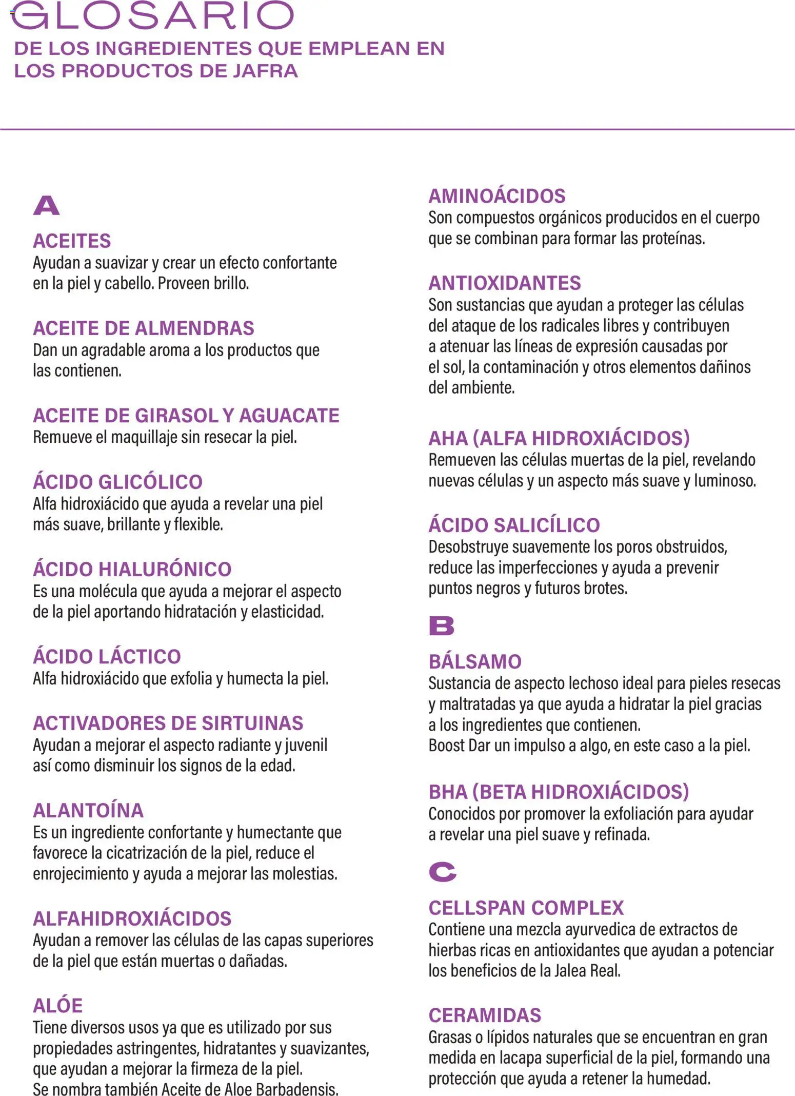 Vista previa las ofertas de la tienda JAFRA - Catálogo Organizador de Ventas desde el 01/02/2026 
