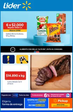 Folleto de la tienda Lider válido desde el 14.07.2026 