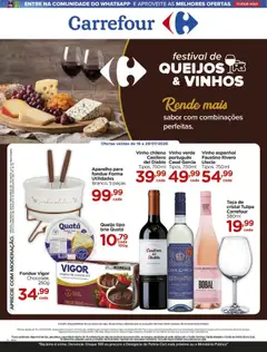 Pré-Visualização do folheto "Carrefour ofertas Queijos e Vinhos" da loja Carrefour válido a partir de 16/07/2026