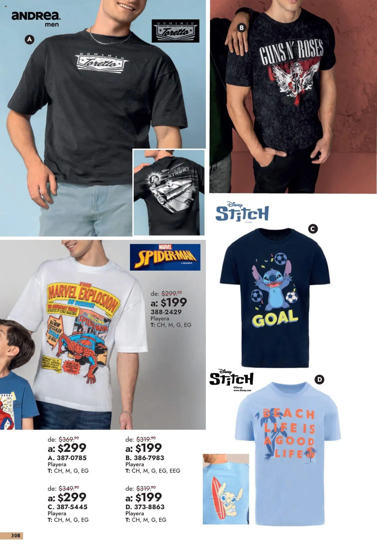 Vista previa las ofertas de la tienda Andrea - Andrea catálogo Outlet desde el 13/09/2026 