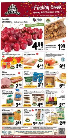 Un aperçu du dépliant Farm Boy weekly flyer / circulaire du magasin Farm Boy est valide à partir 18 juin 2026