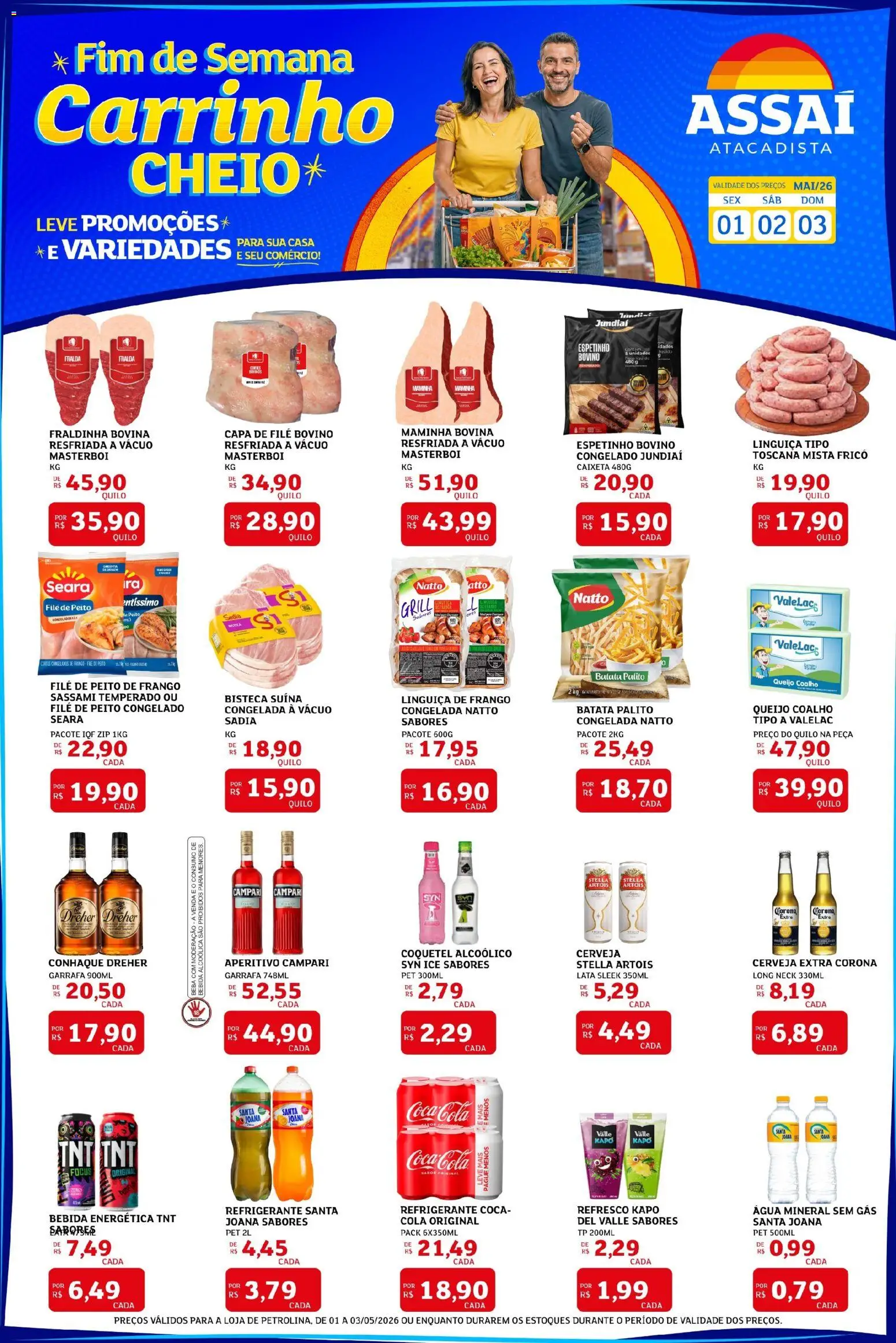 Pré-Visualização do folheto "Assaí Atacadista ofertas - PE" da loja Assaí Atacadista válido a partir de 01/05/2026