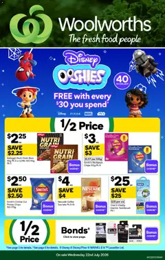 Preview of catalogue Woolworths catalogue NSW from shop Woolworths valid 22/07/2026
