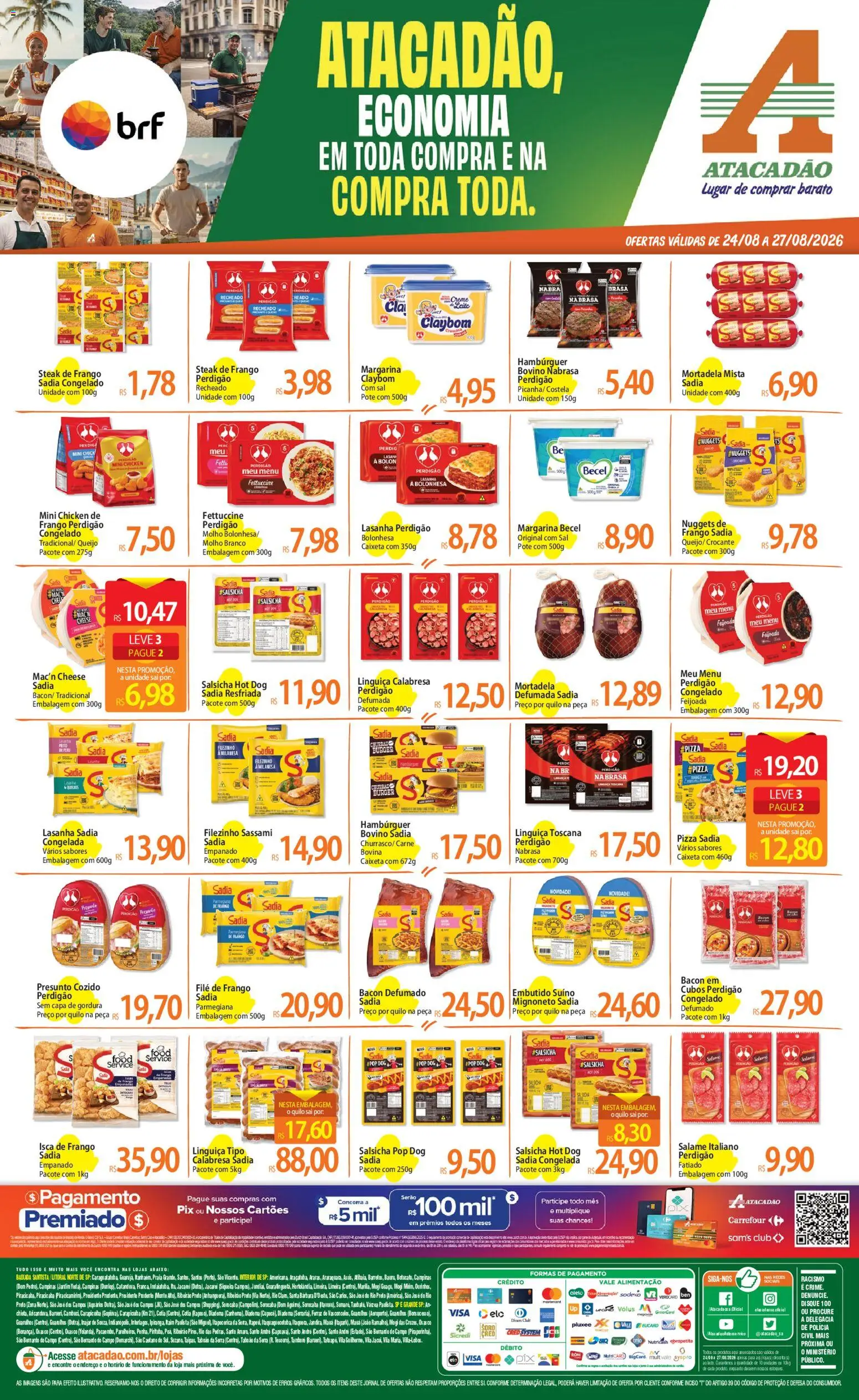 Pré-Visualização do folheto "Atacadão ofertas - SP" da loja Atacadão válido a partir de 24/08/2026