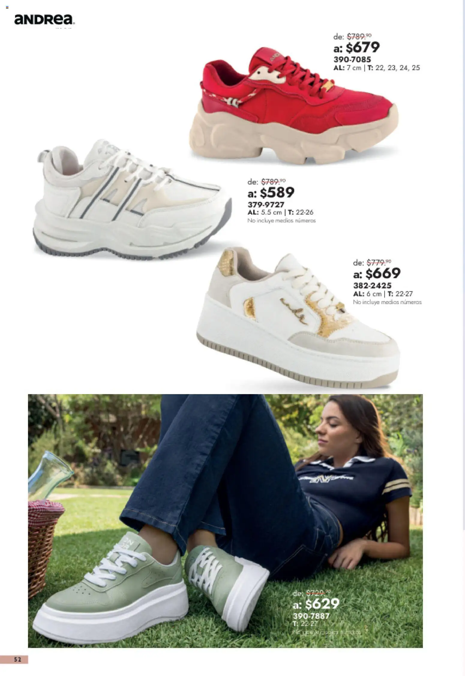 Vista previa las ofertas de la tienda Andrea - Andrea catálogo Outlet desde el 26/07/2026 