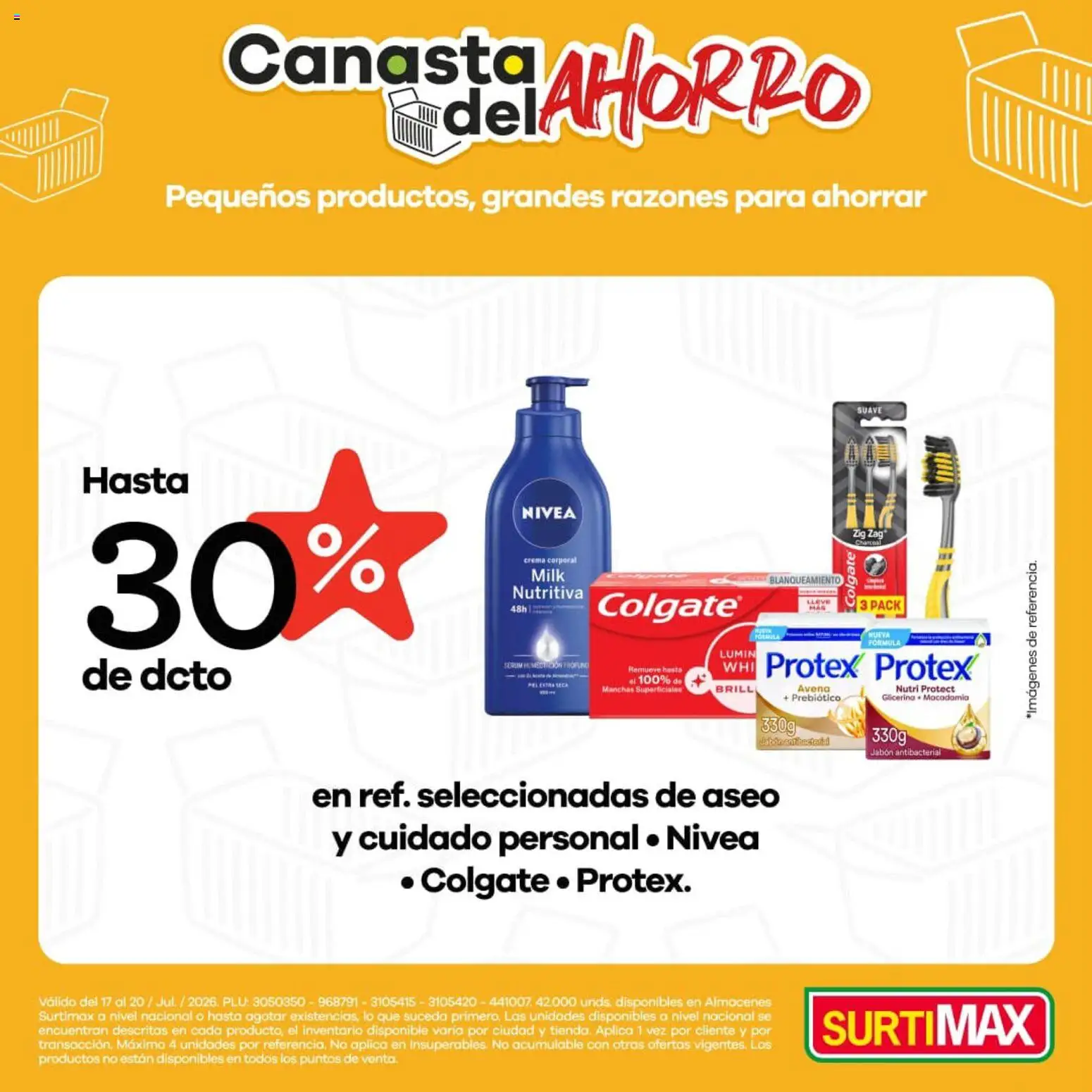  Vista previa del prospecto Surtimax catálogo del almacen Surtimax válida del 17/07/2026 al 20/07/2026