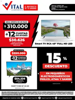 Vista previa del folleto de la tienda Vital válido desde el 03/08/2026 
