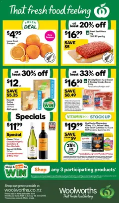 Preview of catalogue Woolworths South Island catalogue from shop Woolworths valid 22 Jun 2026