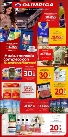  Vista previa del prospecto Olímpica - ¡Haz tu mercado completo con nuestras Marcas del almacen Olímpica válida del 19/09/2026 al 19/09/2026