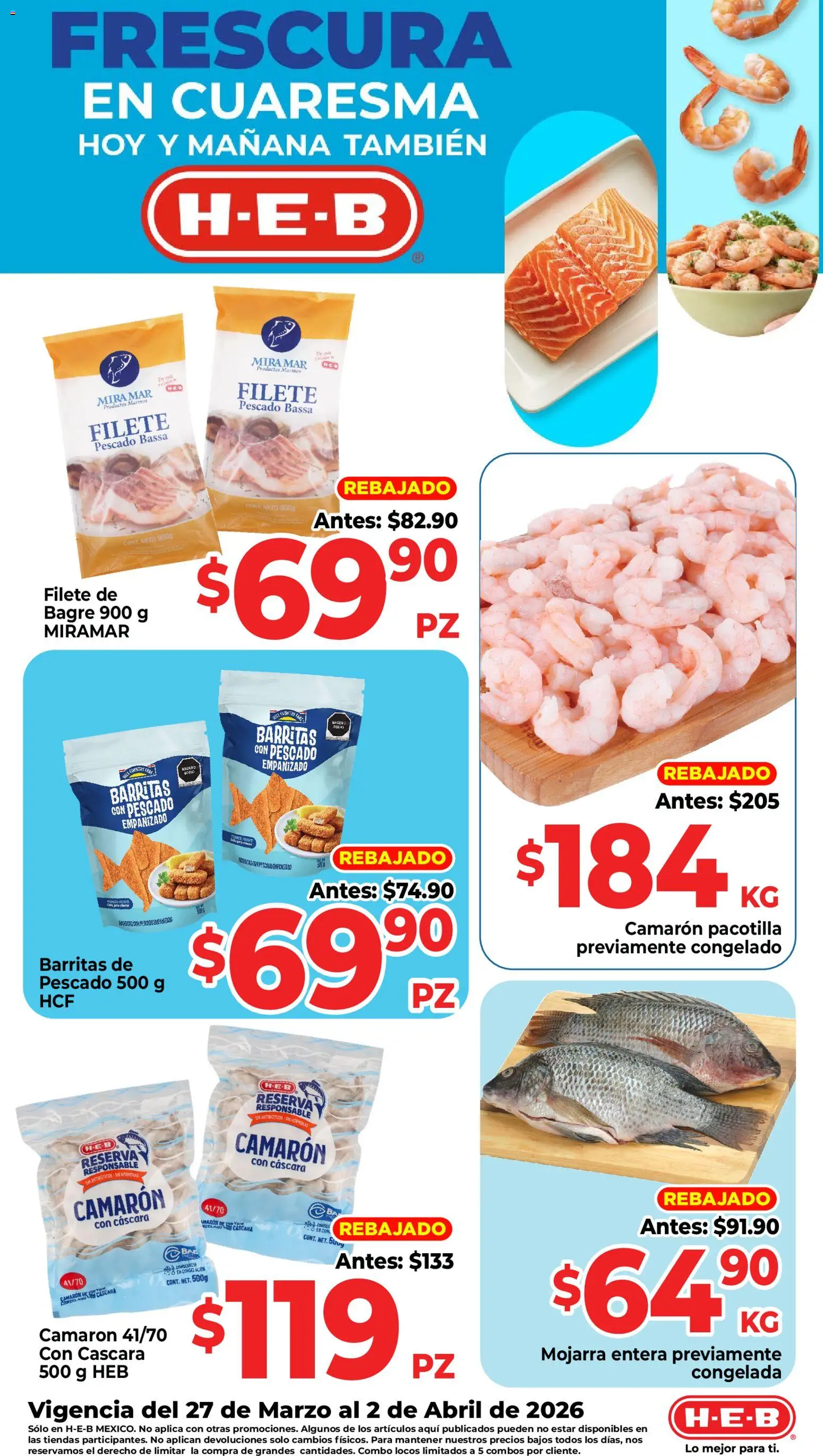 Vista previa las ofertas de la tienda H-E-B - H-E-B folleto desde el 27/03/2026 - Filete