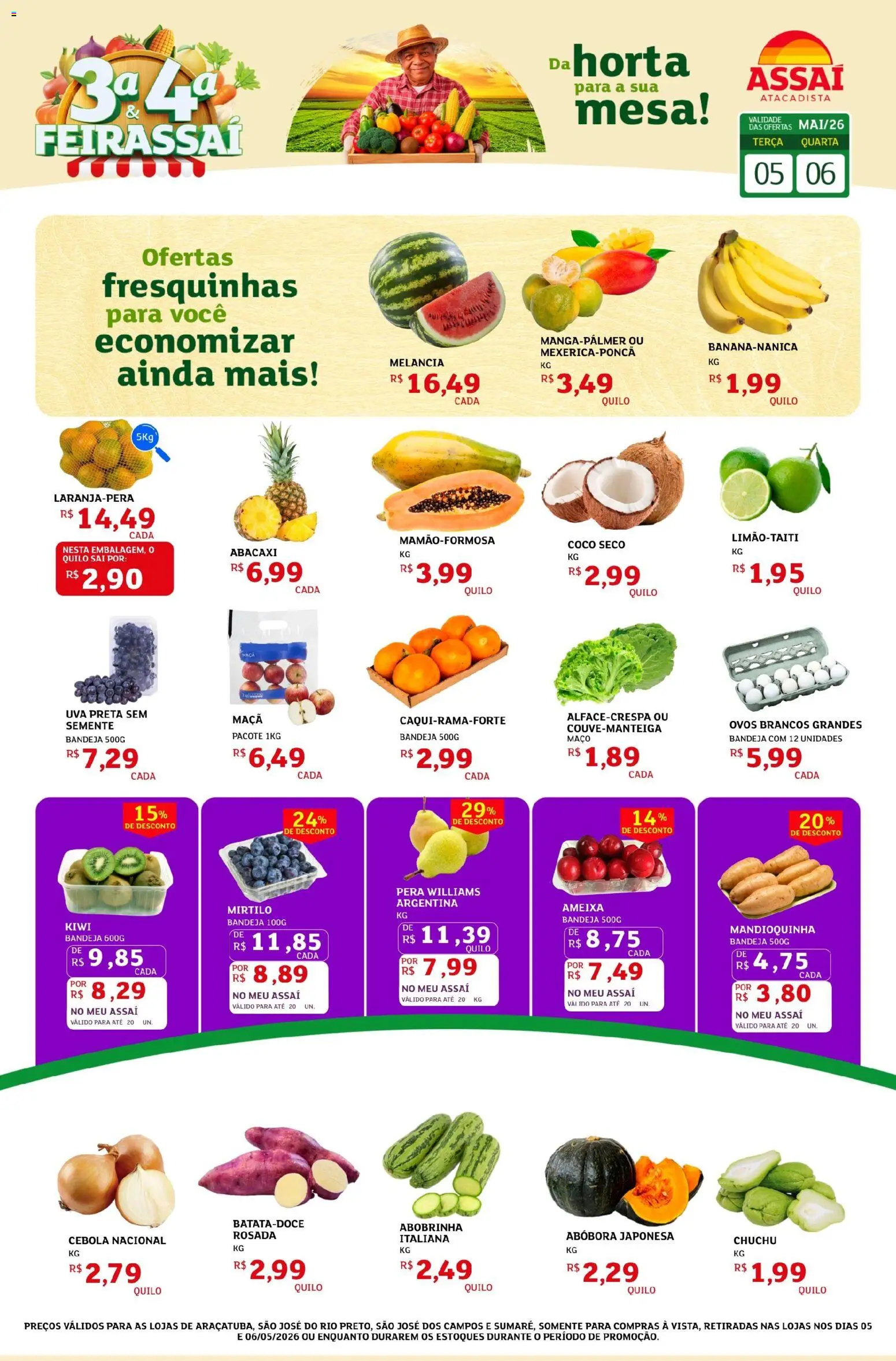 Pré-Visualização do folheto "Assaí Atacadista ofertas - SP" da loja Assaí Atacadista válido a partir de 05/05/2026