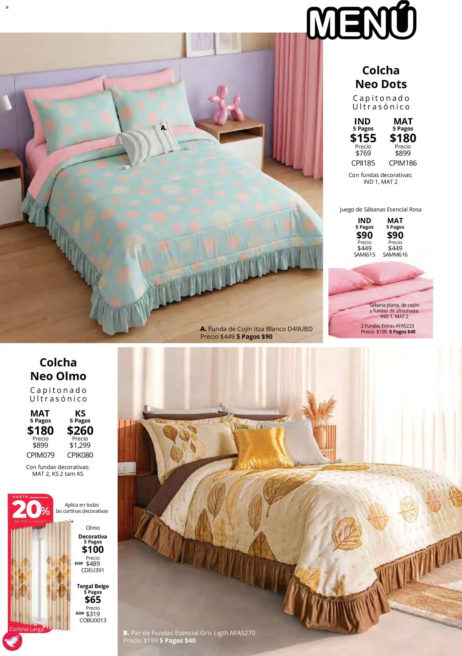 Vista previa las ofertas de la tienda Colchas Concord - Colchas Concord catálogo desde el 15/10/2026 