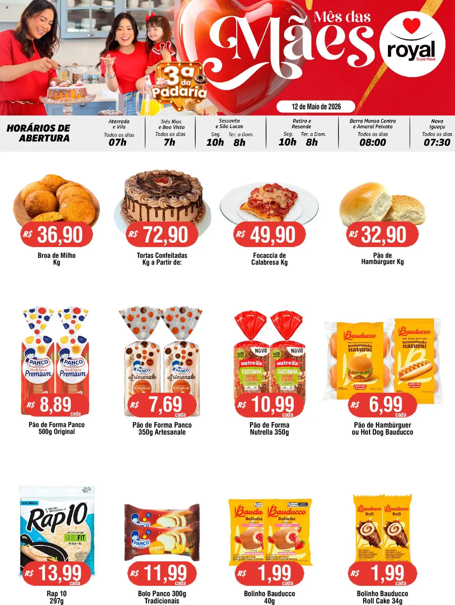 Pré-Visualização do folheto "Royal Supermercados ofertas Terça da Padaria" da loja Royal Supermercados válido a partir de 12/05/2026