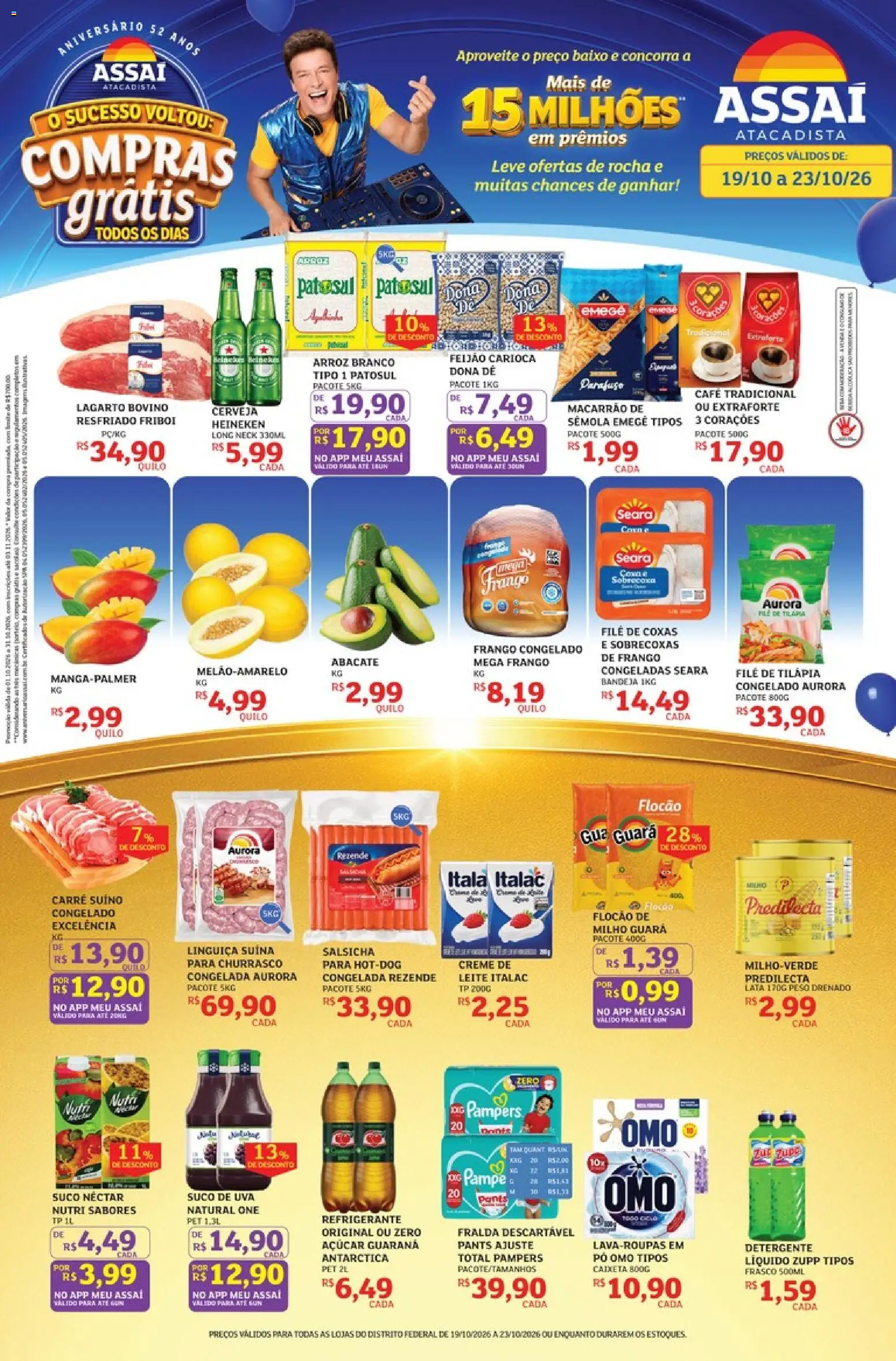 Pré-Visualização do folheto "Assaí Atacadista ofertas - DF" da loja Assaí Atacadista válido a partir de 19/10/2026