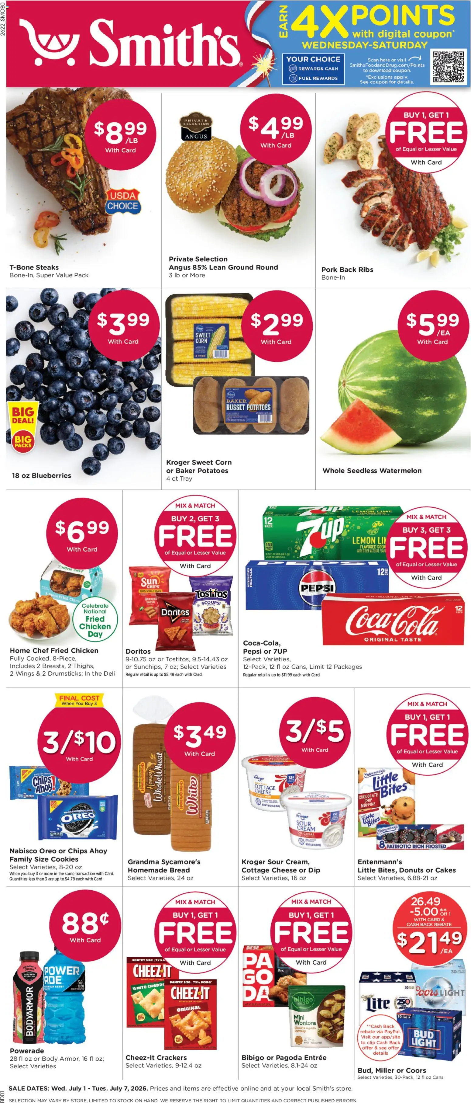 Ad Preview of Smith's Smith's Weekly Ad from 07/01/2026