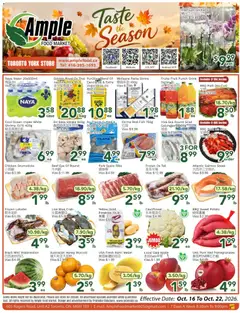 Preview of leaflet Ample Food Market weekly flyer Toronto York from shop Ample Food Market is valid from Oct 16, 2026