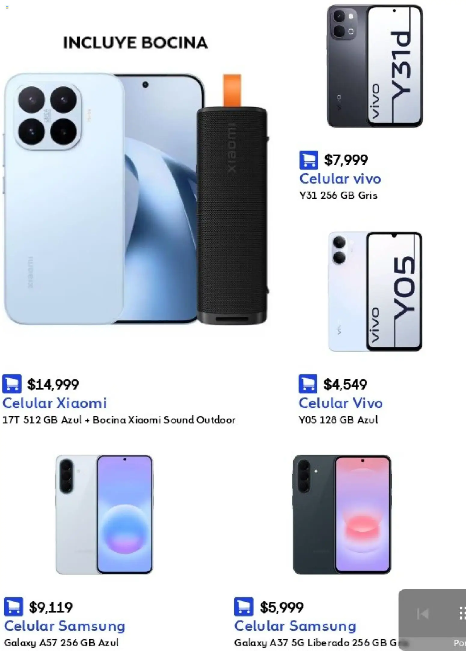 Vista previa las ofertas de la tienda Coppel - Coppel catálogo Celulares y computación desde el 14/08/2026 