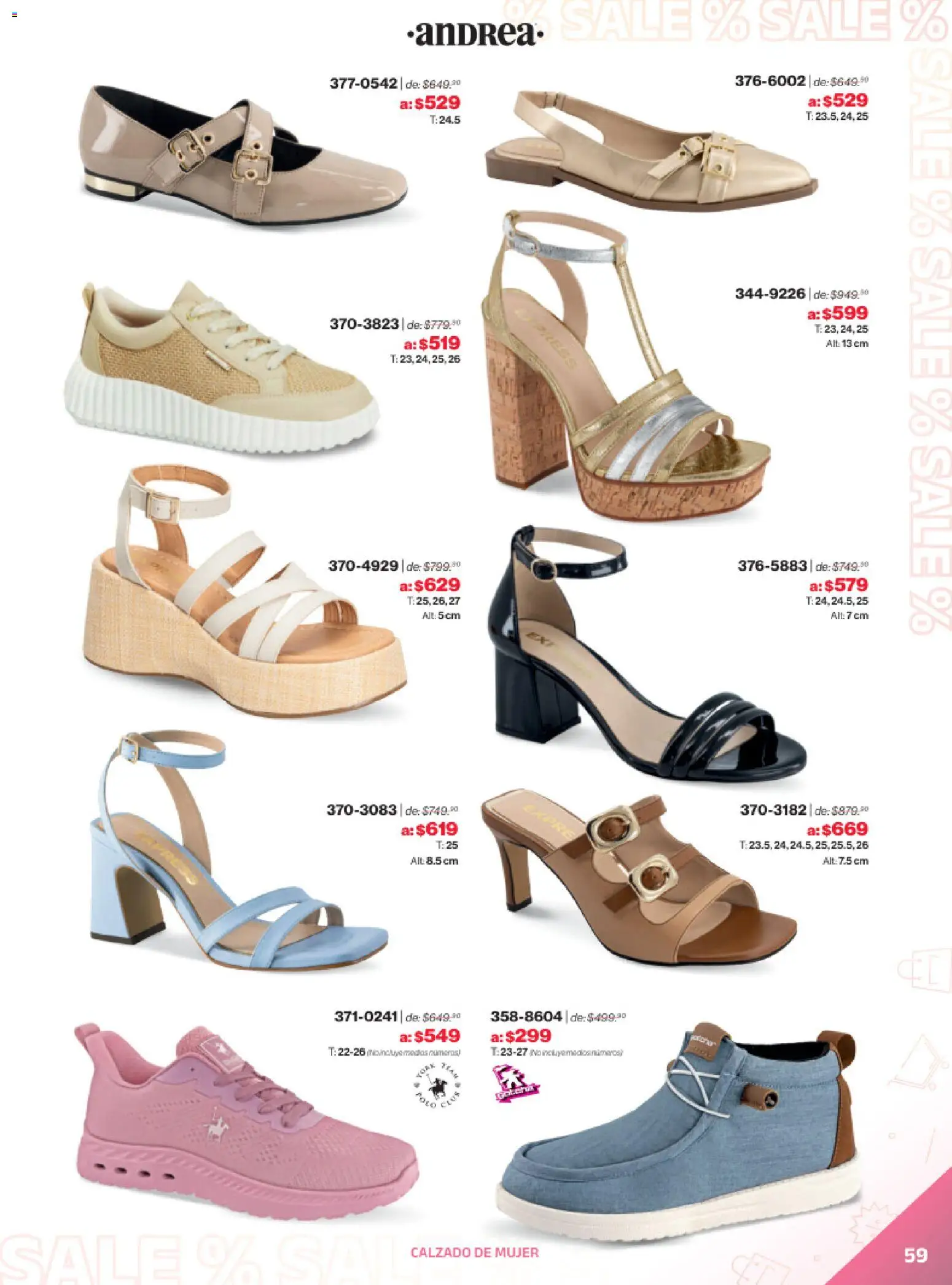 Vista previa las ofertas de la tienda Andrea - Catálogo Outlet desde el 21/12/2025 