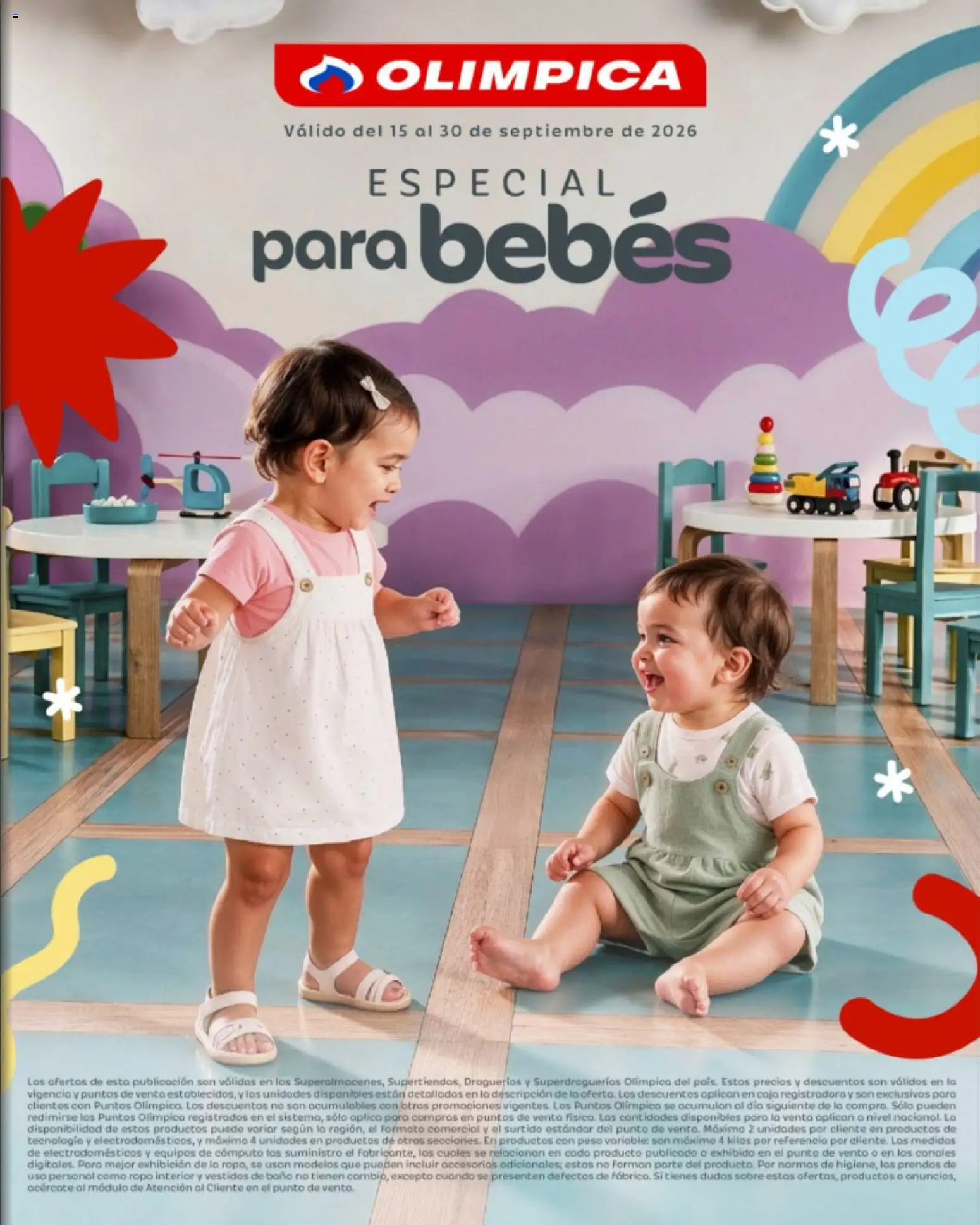  Vista previa del prospecto Olímpica catálogo Especial para bebes 2026 del almacen Olímpica válida del 15/09/2026 al 30/09/2026