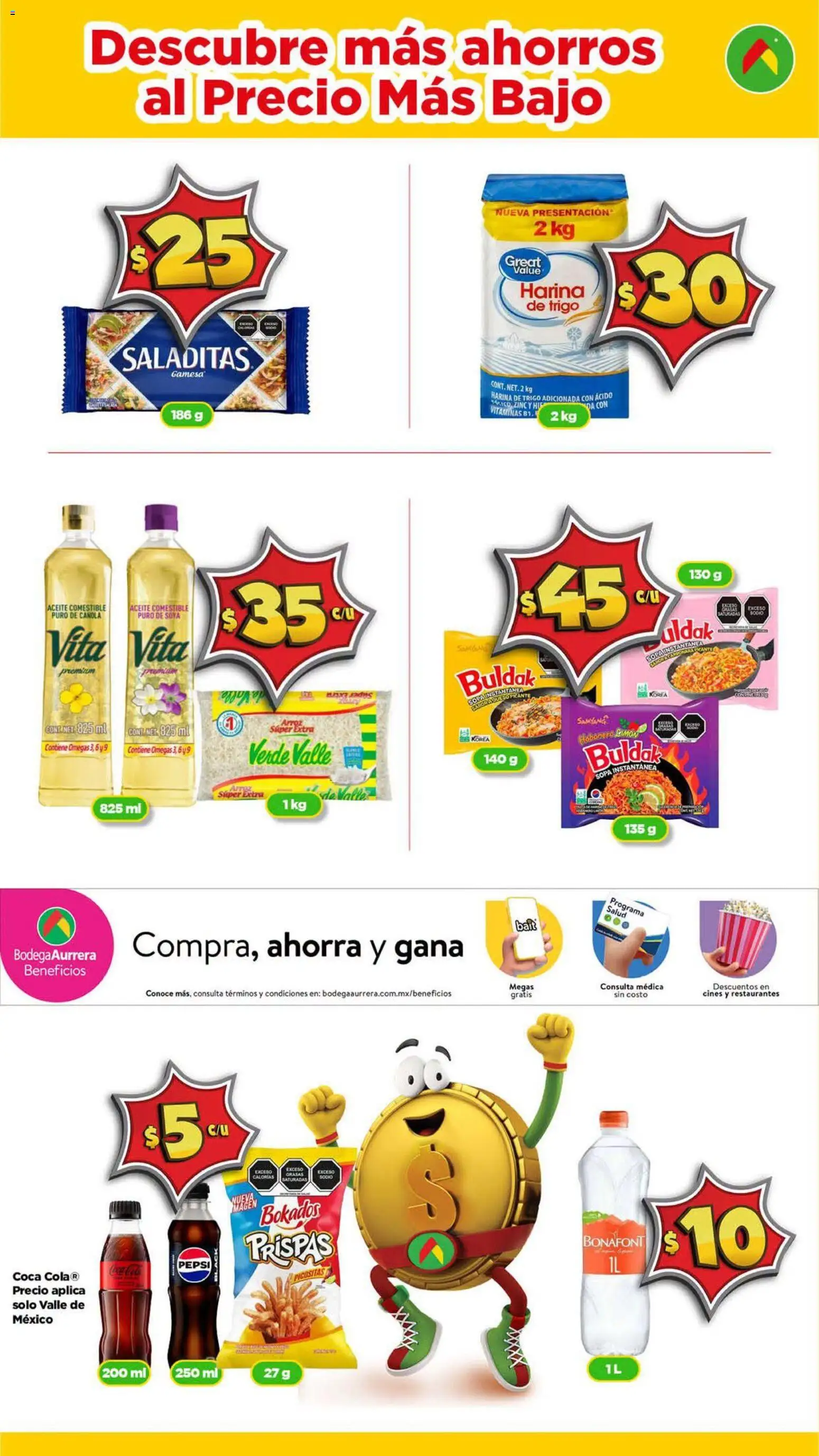Vista previa las ofertas de la tienda Bodega Aurrerá - Bodega Aurrerá folleto desde el 22/07/2026 