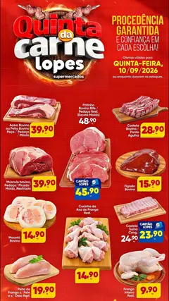 Pré-Visualização do folheto "Lopes Supermercados - Ofertas da semana" da loja Lopes Supermercados válido a partir de 10/09/2026
