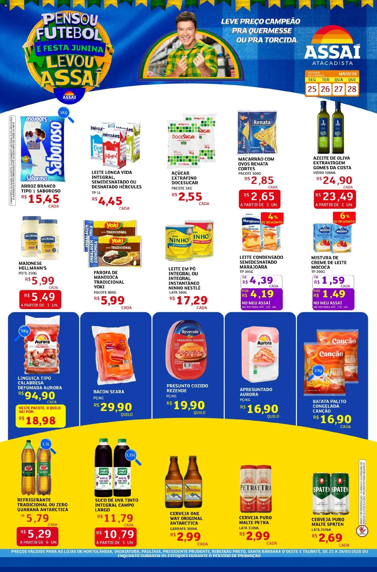 Pré-Visualização do folheto "Assaí Atacadista ofertas - SP" da loja Assaí Atacadista válido a partir de 25/05/2026