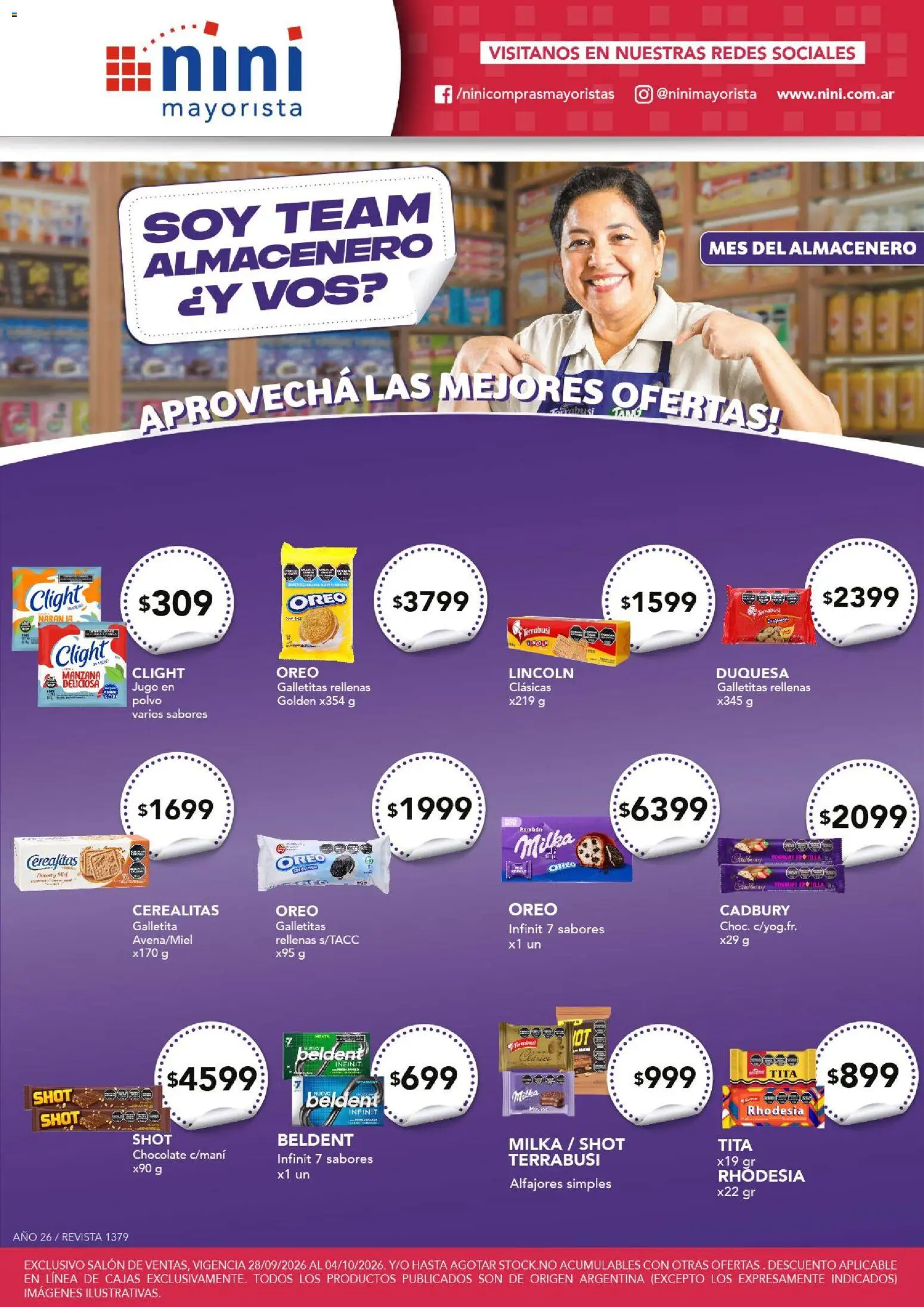 Vista previa del folleto de la tienda NINI Mayorista válido desde el 28/09/2026 
