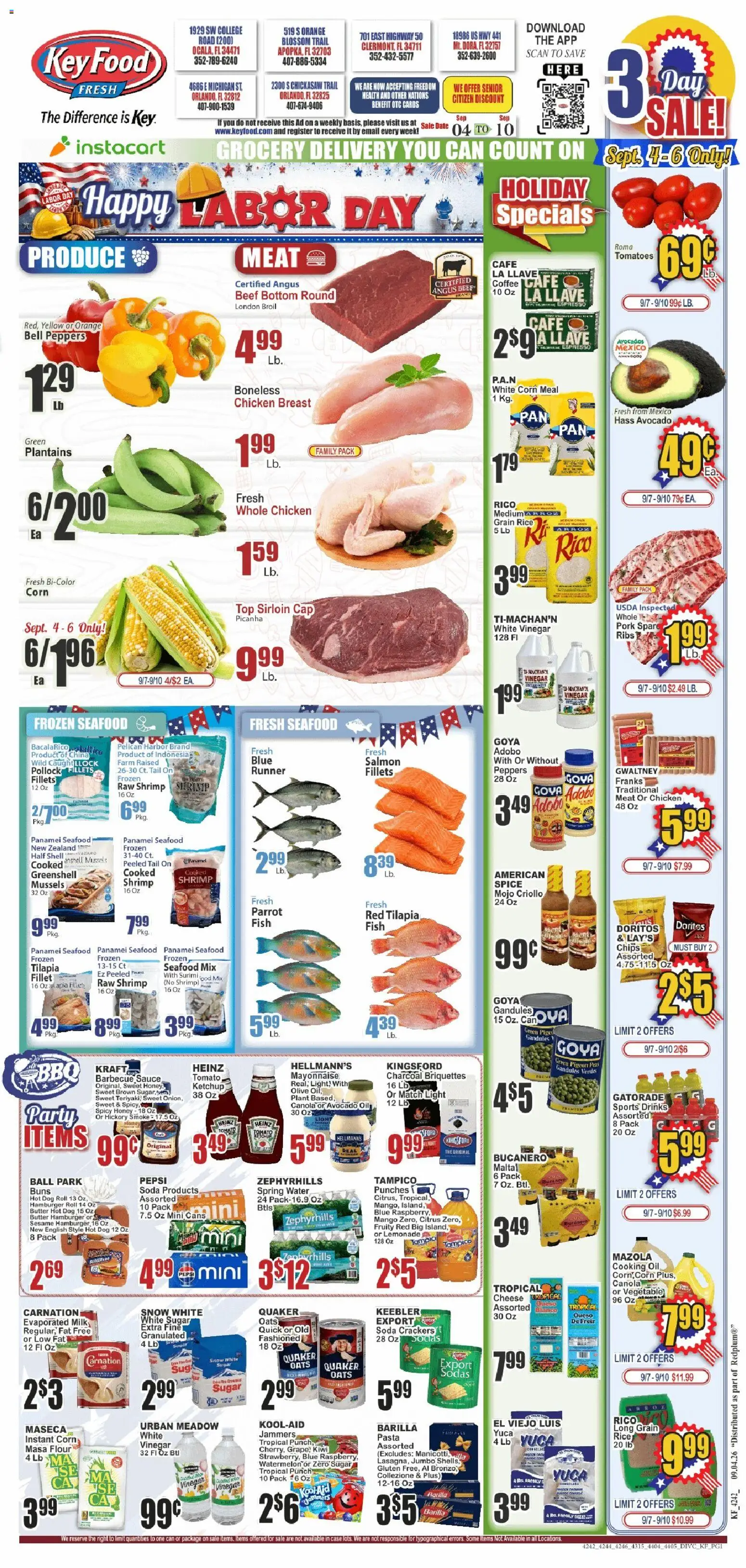 Ad Preview of Key Food Key Food Weekly Ad from 09/04/2026