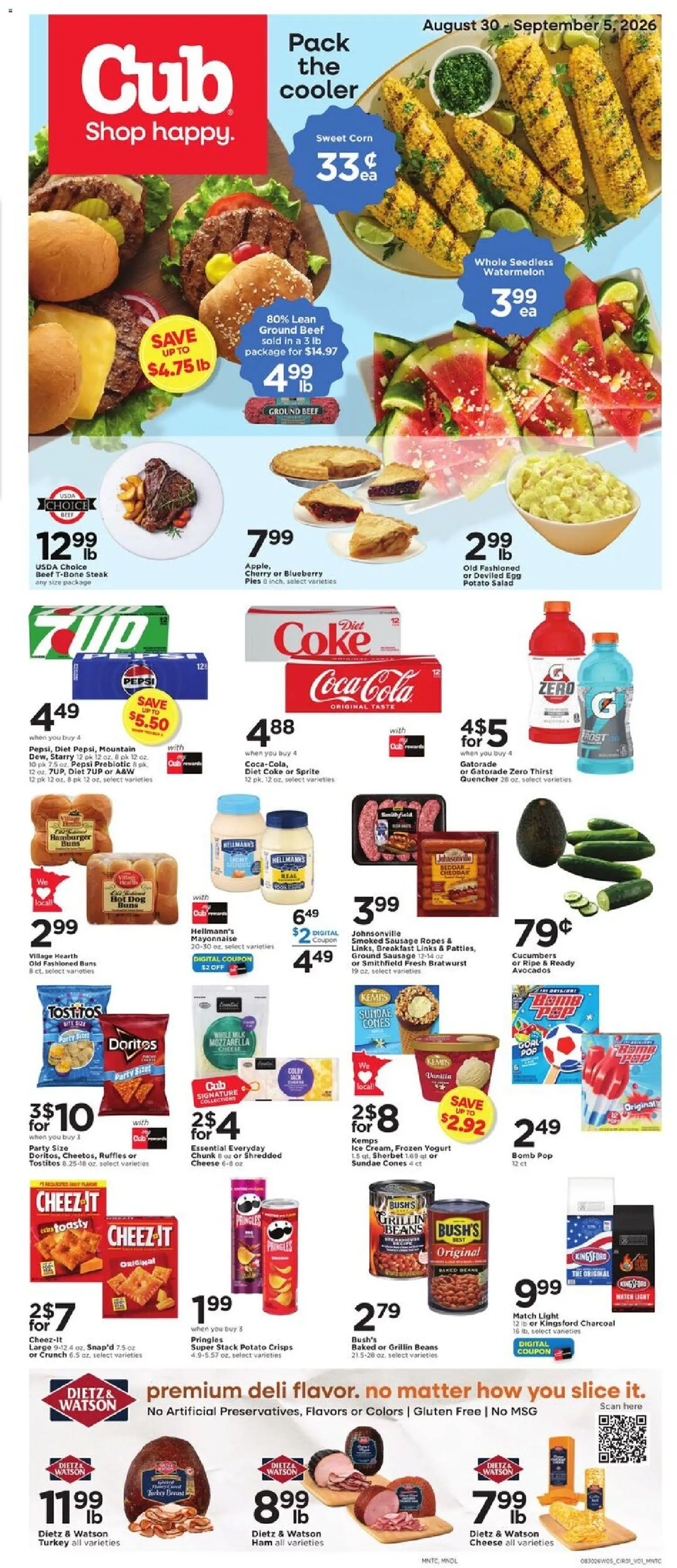 Cub Foods Weekly Ad from 08/30/2026 >> Flyer