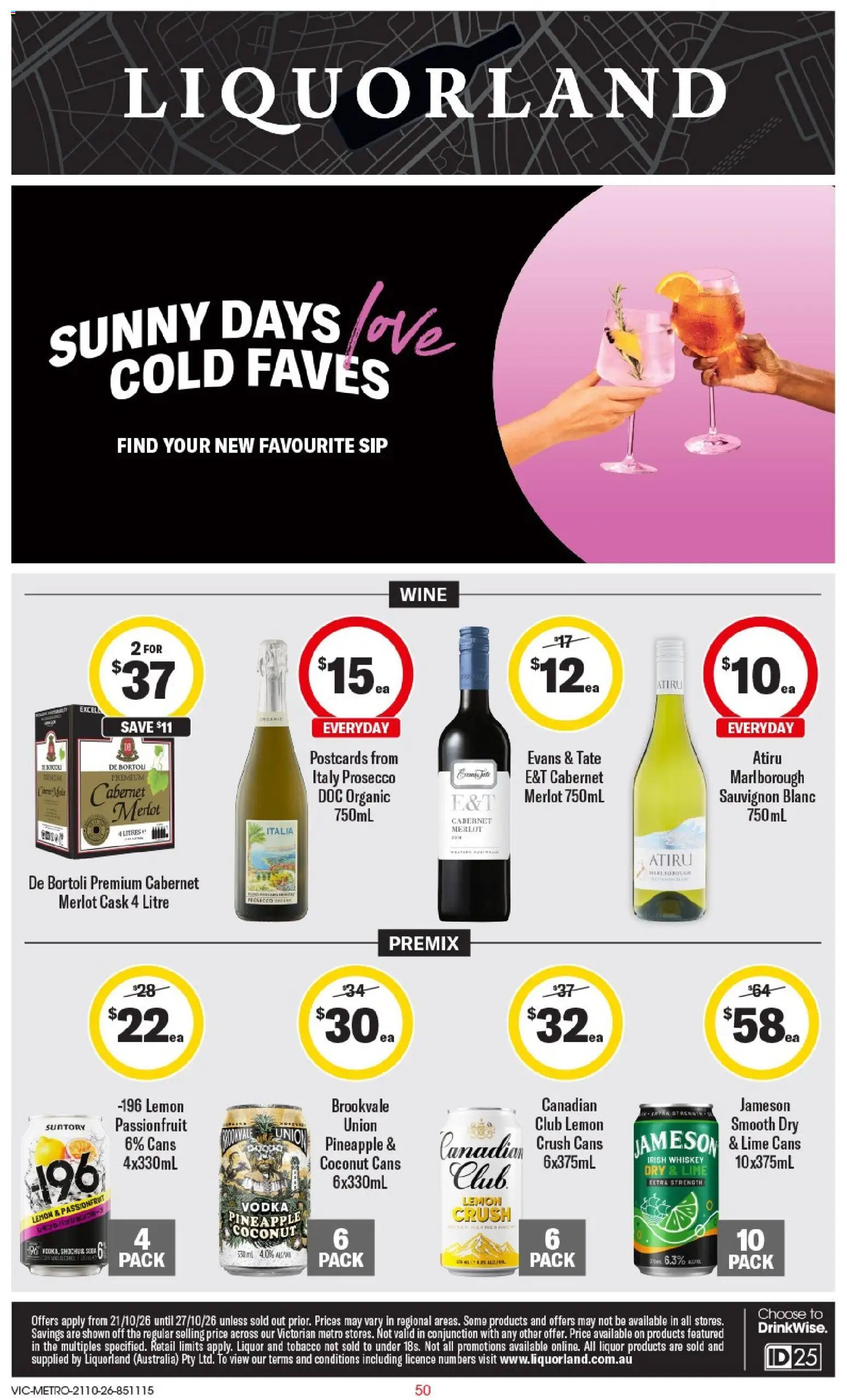 Preview of catalogue Liquorland Catalogue VIC from shop Liquorland valid 21/10/2026