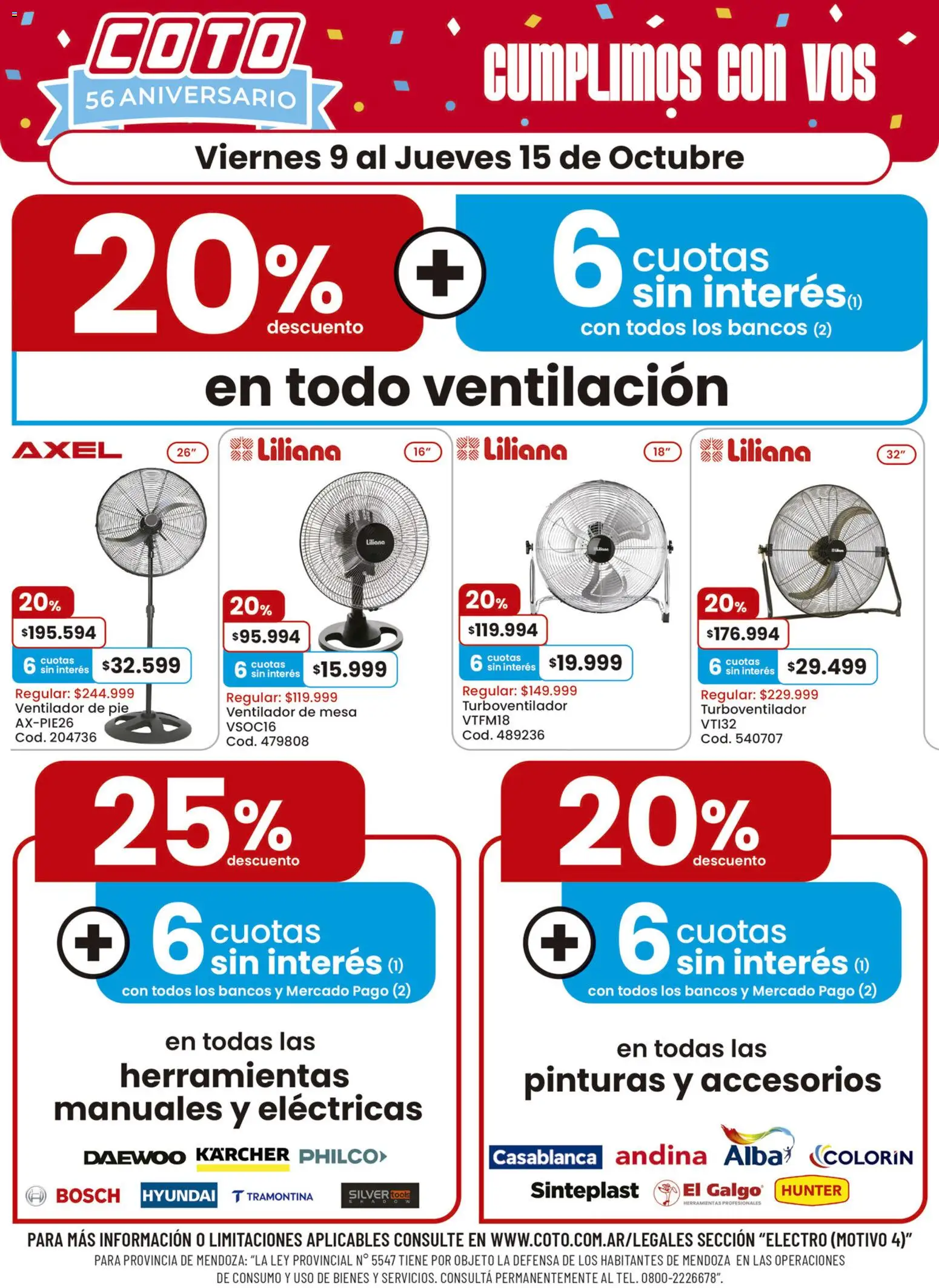 Vista previa del folleto de la tienda Coto válido desde el 09/10/2026 