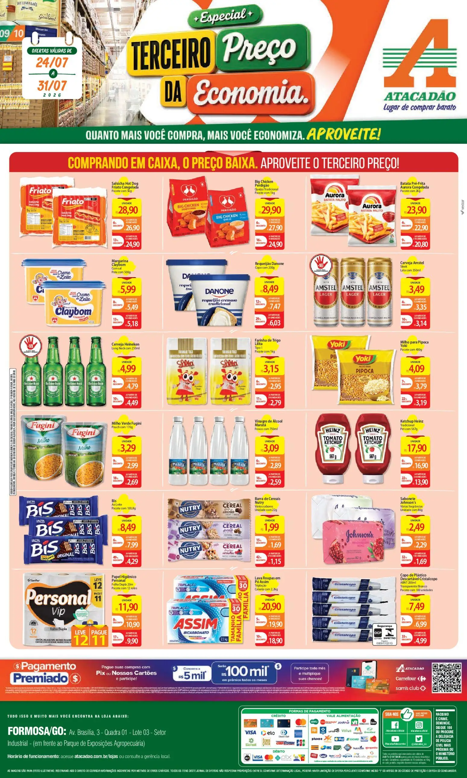 Pré-Visualização do folheto "Atacadão ofertas - GO" da loja Atacadão válido a partir de 24/07/2026