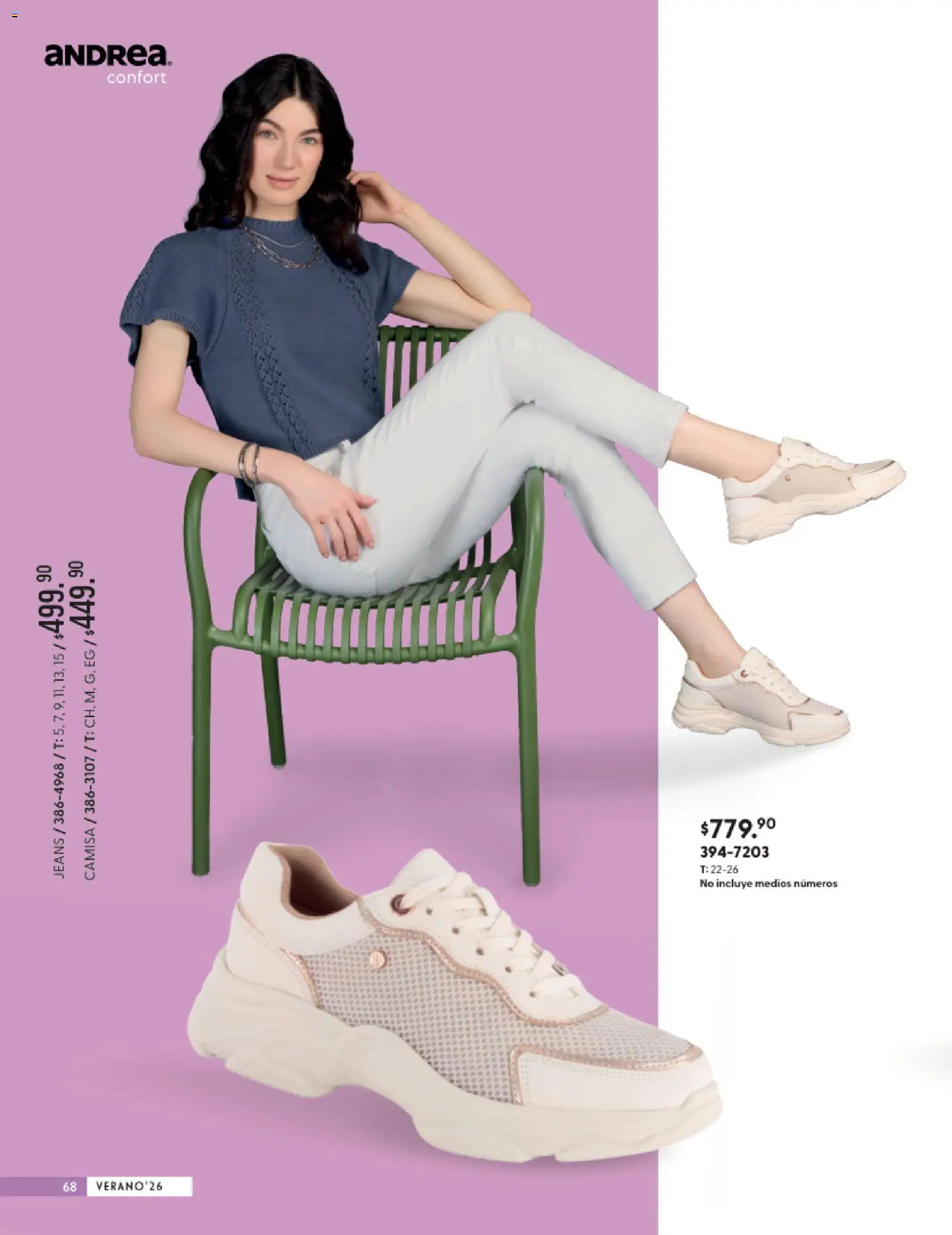 Vista previa las ofertas de la tienda Andrea - Andrea catálogo Calzado Confort desde el 24/05/2026 - Camisa
