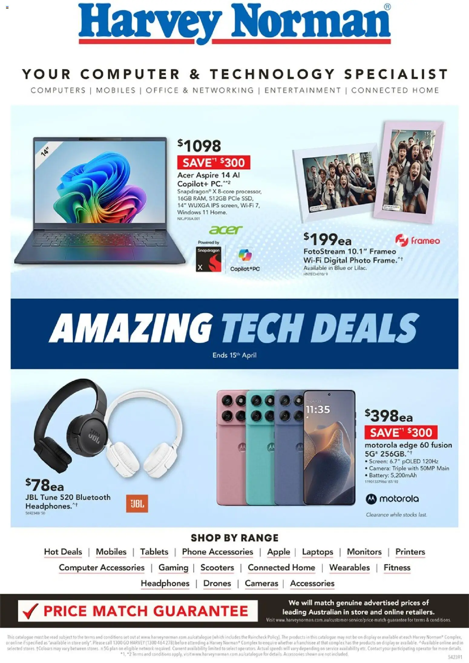 Preview of catalogue Harvey Norman catalogue from shop Harvey Norman valid 02/04/2026