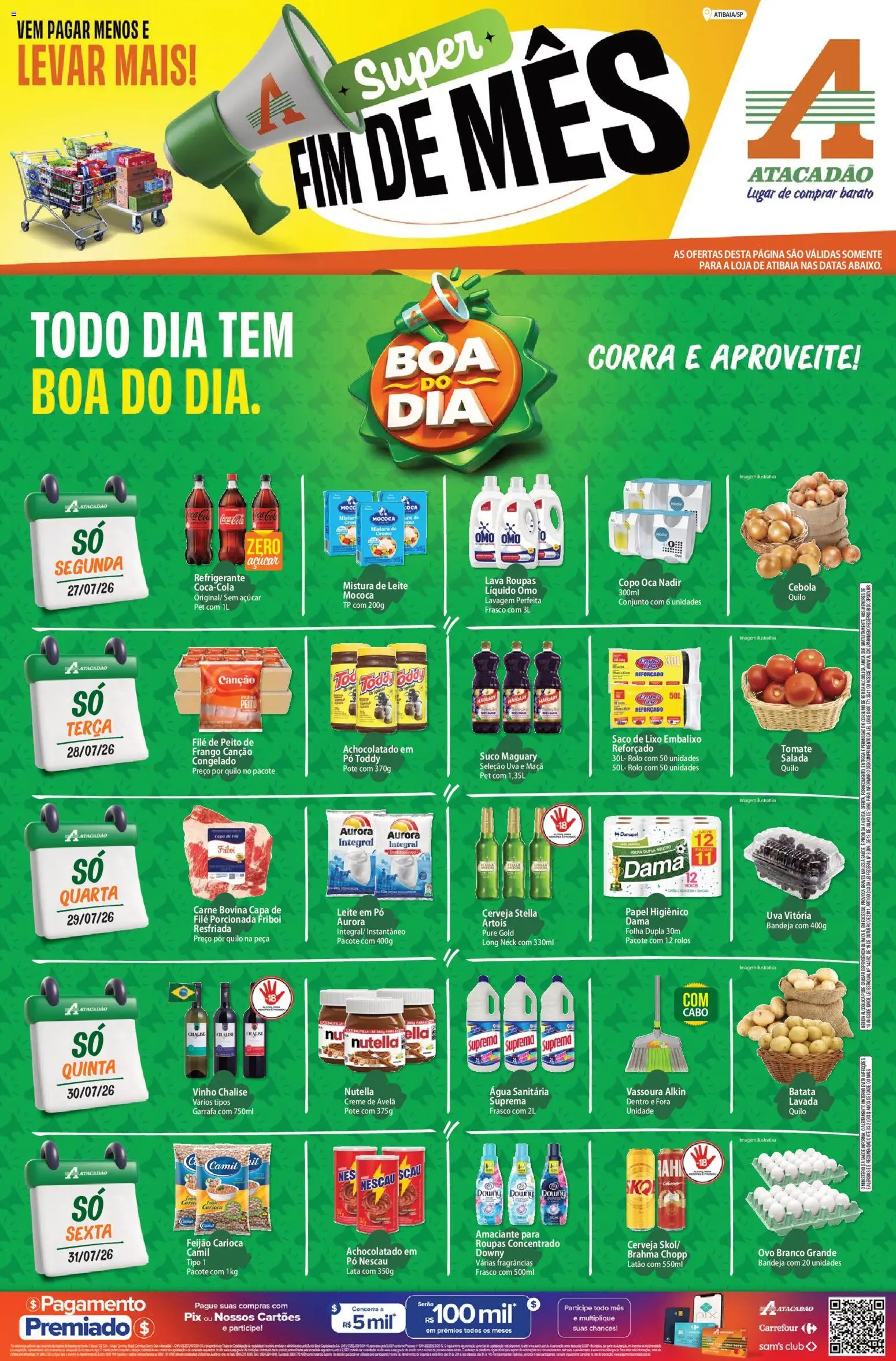Pré-Visualização do folheto "Atacadão ofertas - SP" da loja Atacadão válido a partir de 27/07/2026