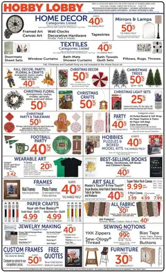 Ad Preview of Hobby Lobby Hobby Lobby Weekly Ad from 09/06/2026
