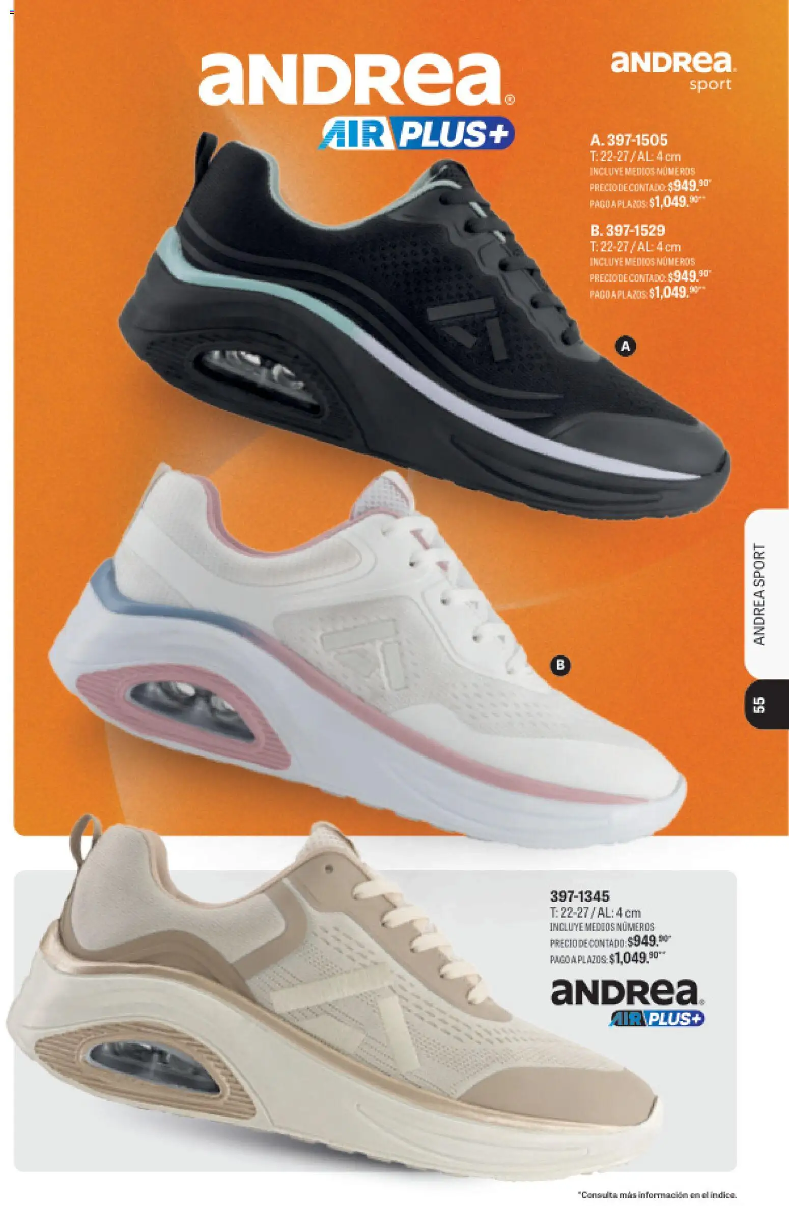 Vista previa las ofertas de la tienda Andrea - Andrea catálogo Sport desde el 23/08/2026 