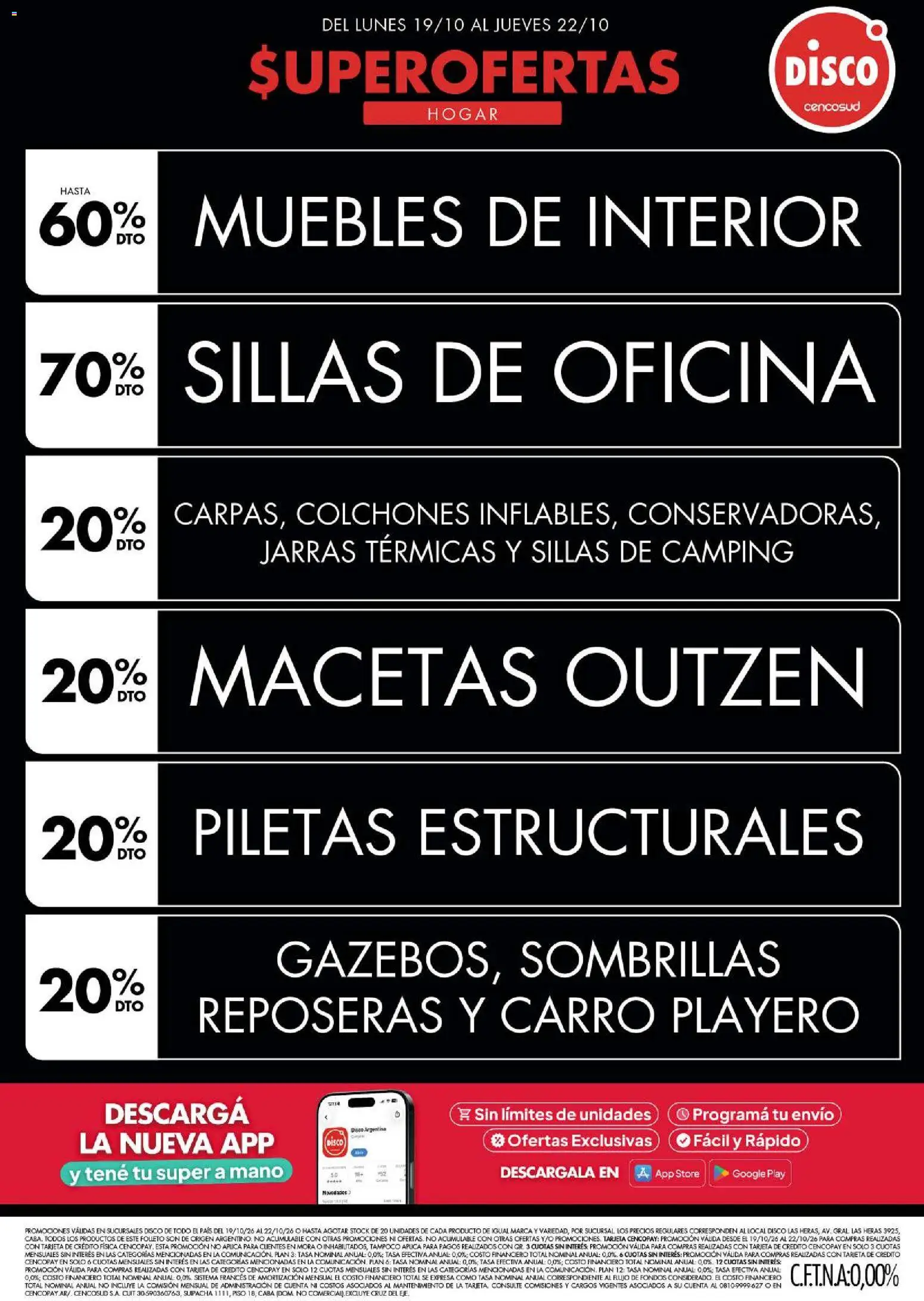Vista previa del folleto de la tienda Disco válido desde el 19/10/2026 