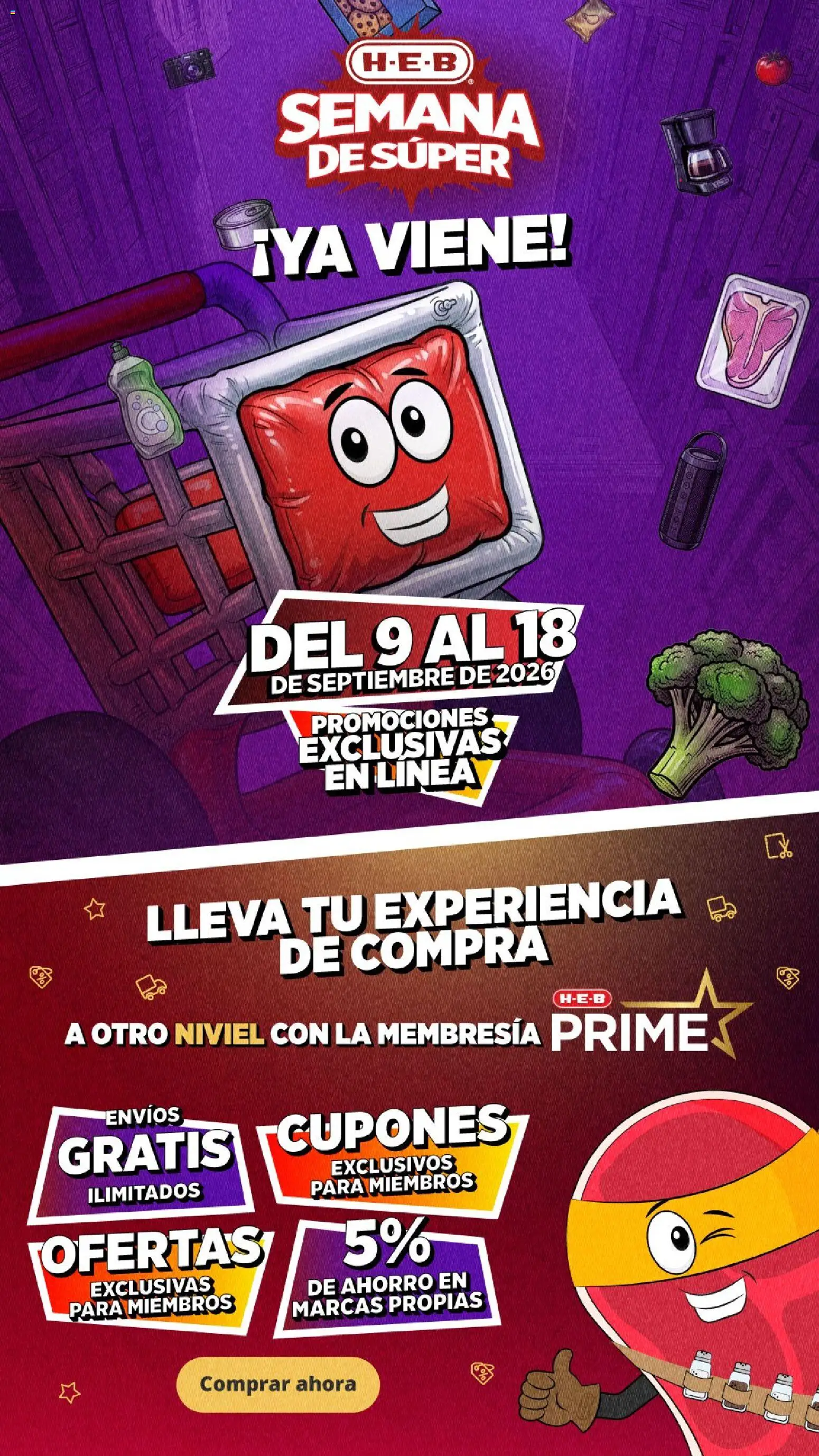Vista previa las ofertas de la tienda H-E-B - H-E-B folleto desde el 28/08/2026 