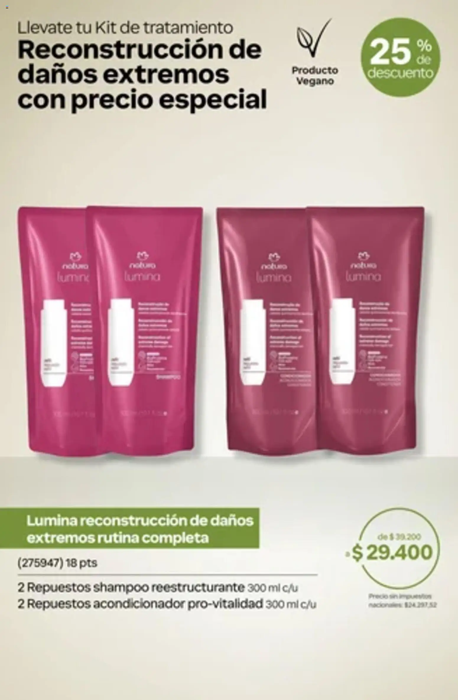 Vista previa del folleto de la tienda Natura válido desde el 01/10/2026 - Shampoo, Acondicionador