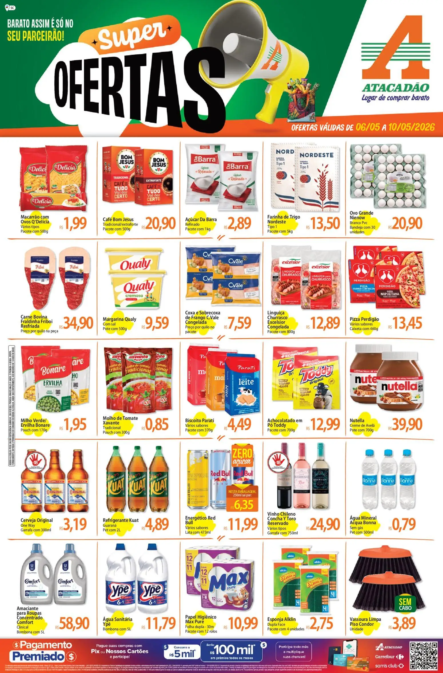 Pré-Visualização do folheto "Atacadão ofertas - SC" da loja Atacadão válido a partir de 06/05/2026