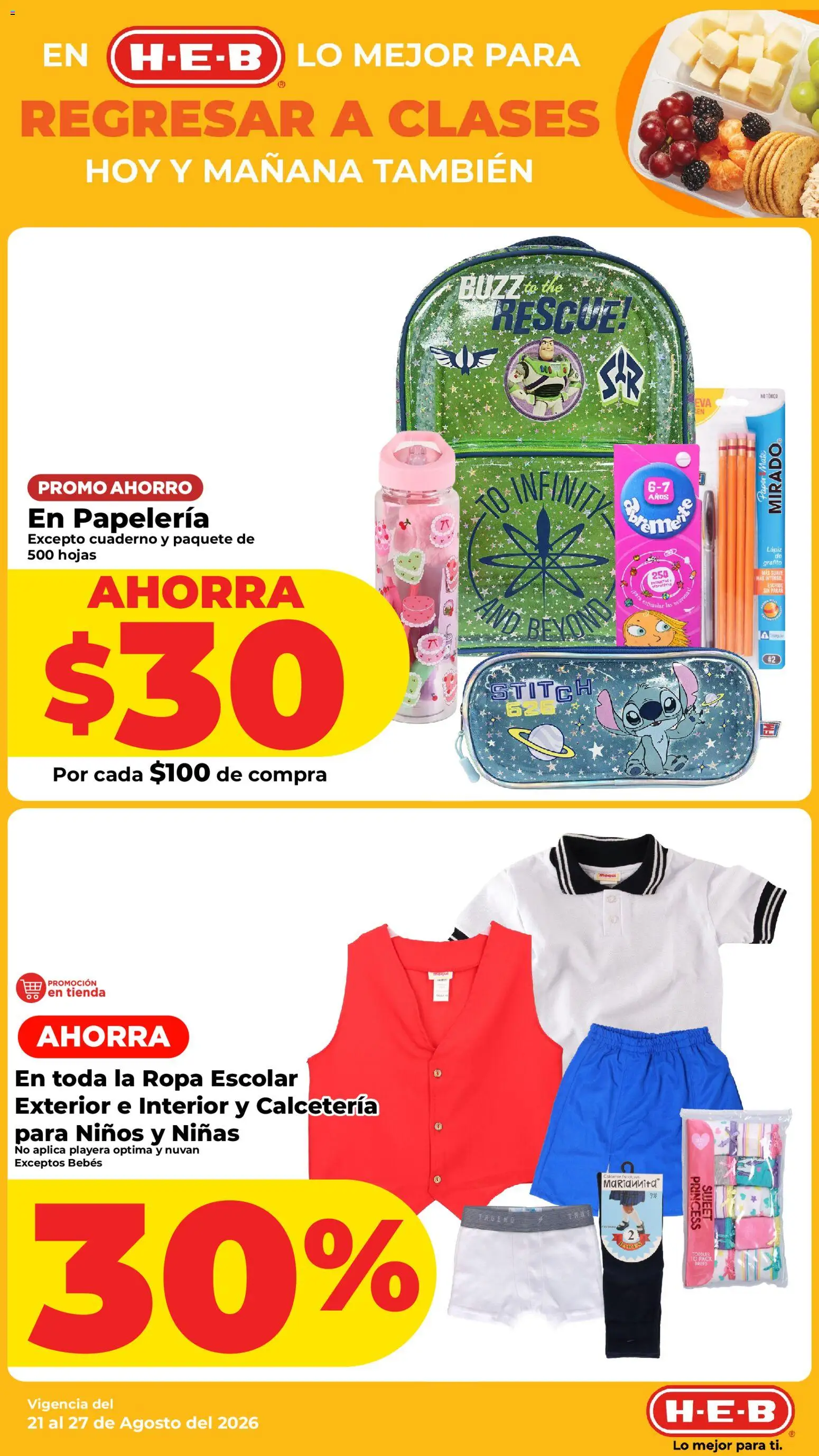 Vista previa las ofertas de la tienda H-E-B - H-E-B folleto desde el 21/08/2026 