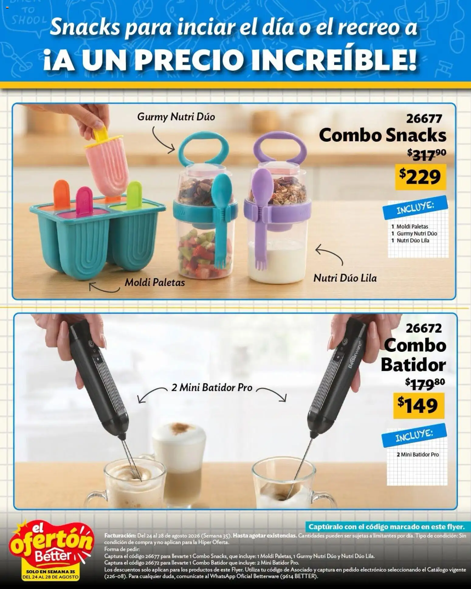 Vista previa las ofertas de la tienda Betterware - Betterware catálogo El Ofertón desde el 24/08/2026 