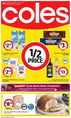 Preview of catalogue Coles catalogue VIC from shop Coles valid 29/07/2026