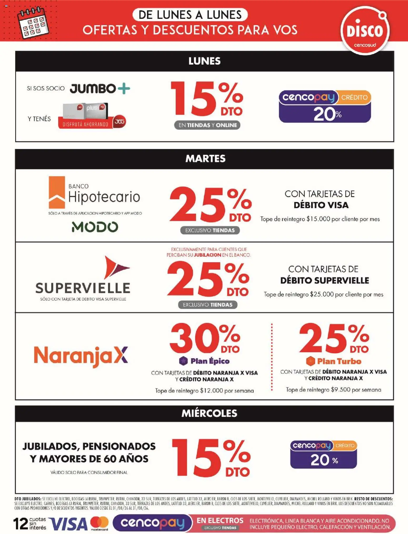 Vista previa del folleto de la tienda Disco válido desde el 20/08/2026 