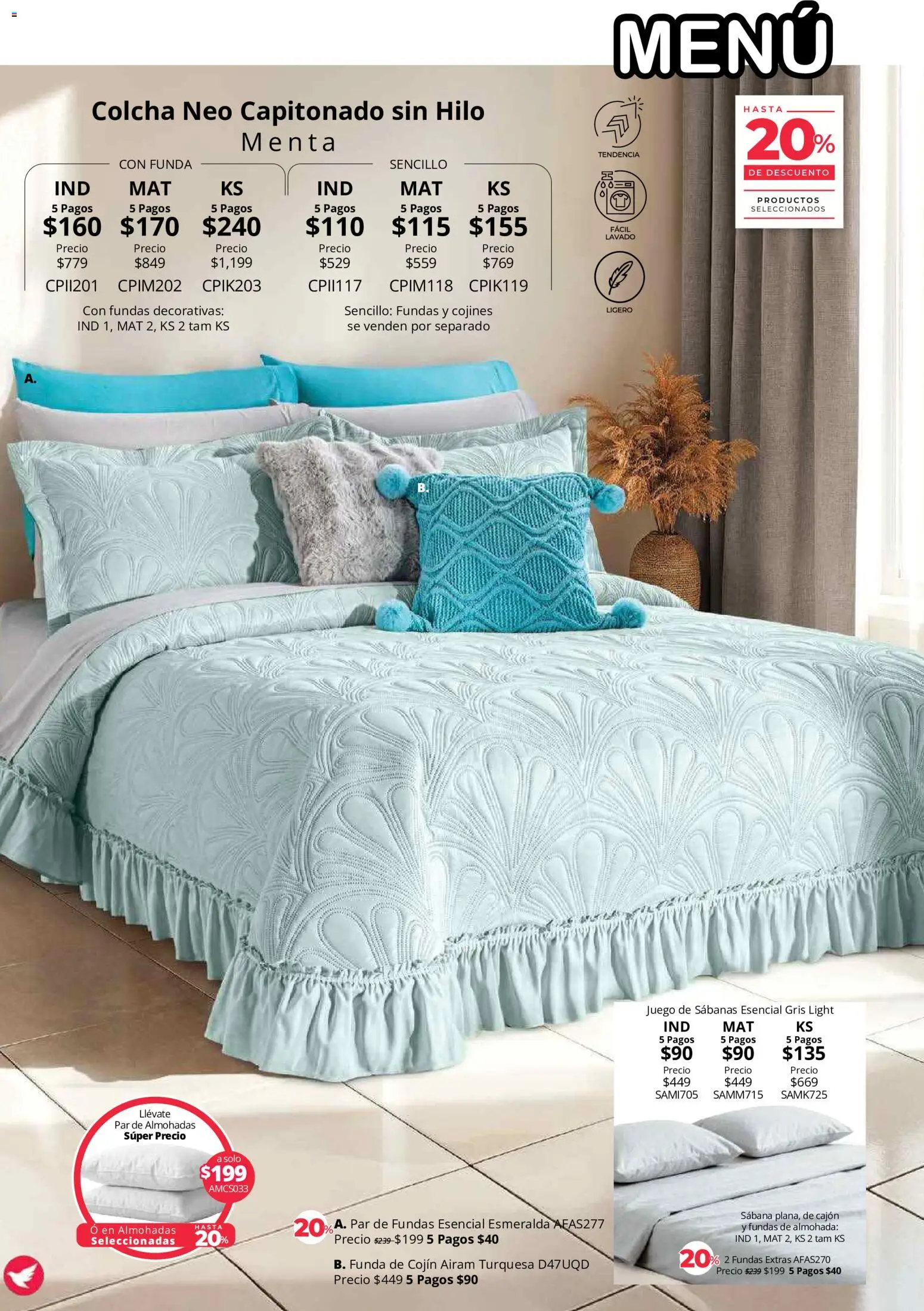 Vista previa las ofertas de la tienda Colchas Concord - Colchas Concord catálogo desde el 01/08/2026 
