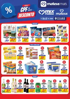 Pré-Visualização do folheto "Mateus ofertas Descontos App Mateus mais" da loja Mateus válido a partir de 19/06/2026
