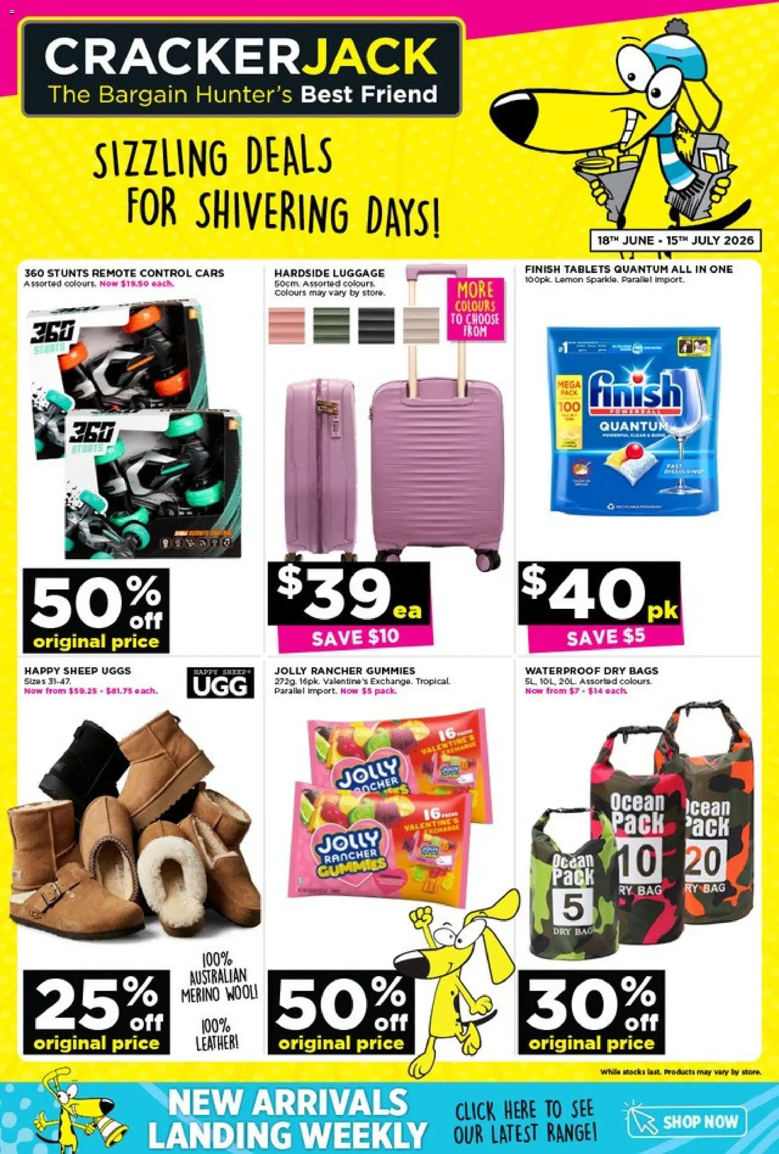 Preview of catalogue Crackerjack catalogue from shop Crackerjack valid 18 Jun 2026