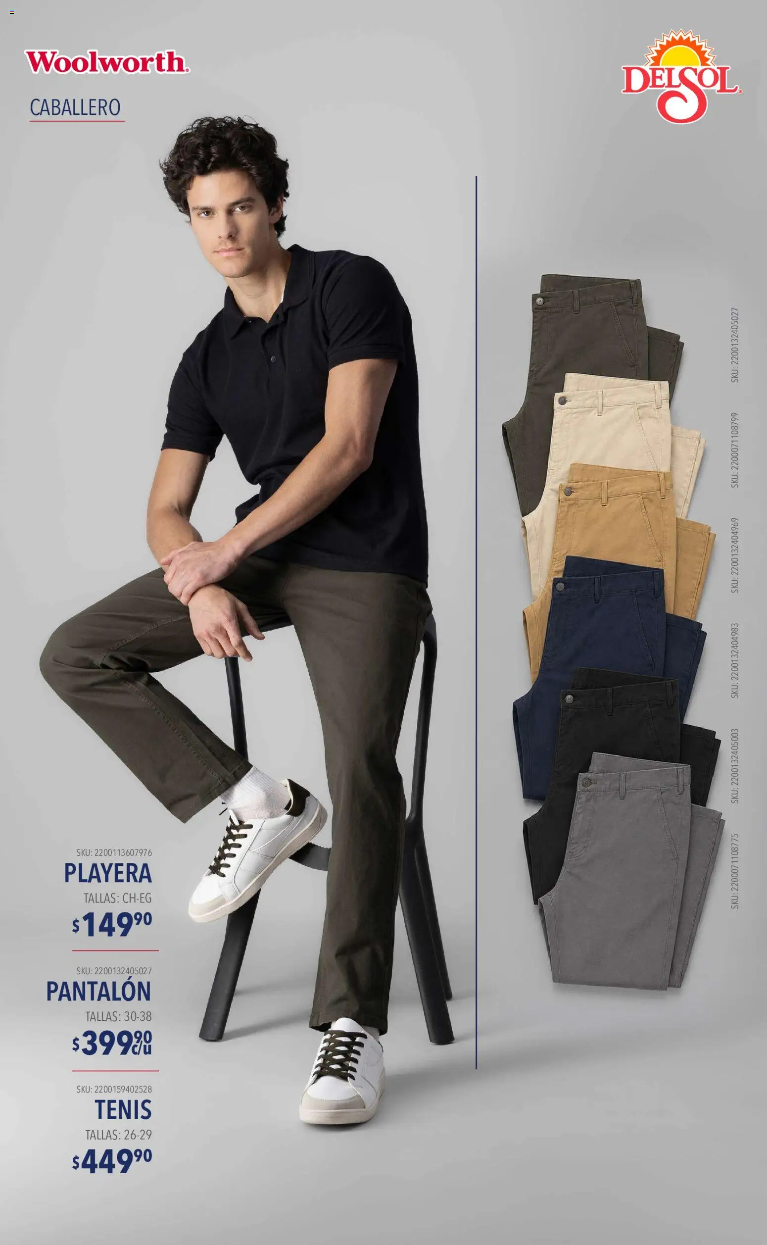 Vista previa las ofertas de la tienda Del Sol y Woolworth - Del Sol y Woolworth catálogo Moda Esenciales desde el 10/09/2026 