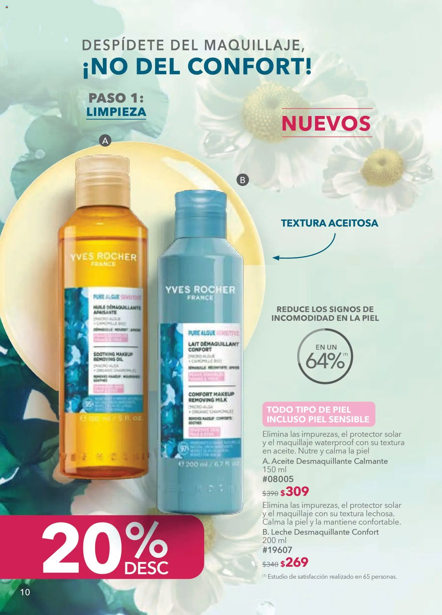 Vista previa las ofertas de la tienda Yves Rocher - Campaña 4 2026 desde el 03/03/2026 - Maquillaje, Leche, Protector solar, Aceite, Desmaquillante, Leche desmaquillante